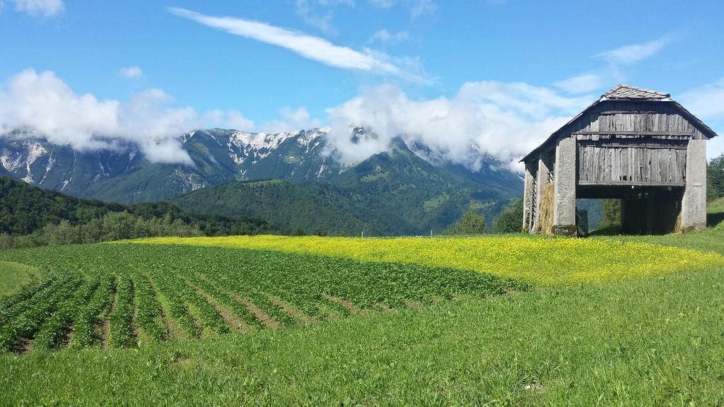 Apartmaji Pr-Gujlu Sela Nad Podmelcem 5220 Tolmin Podmelec Kültér fotó