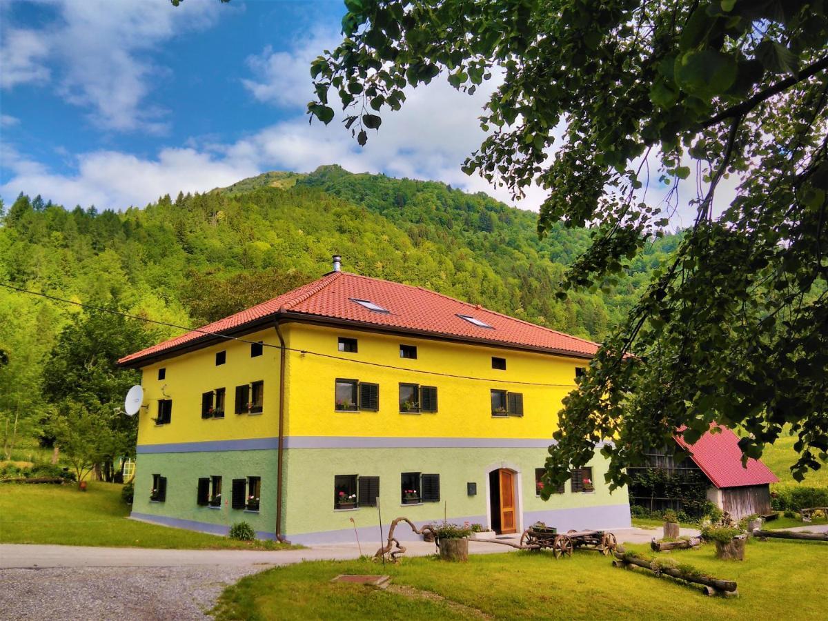Apartmaji Pr-Gujlu Sela Nad Podmelcem 5220 Tolmin Podmelec Kültér fotó