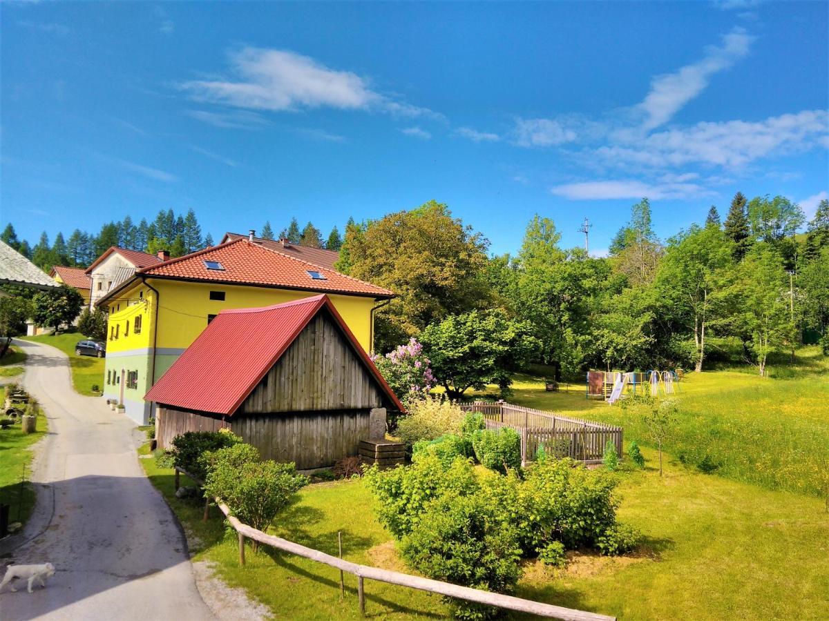 Apartmaji Pr-Gujlu Sela Nad Podmelcem 5220 Tolmin Podmelec Kültér fotó